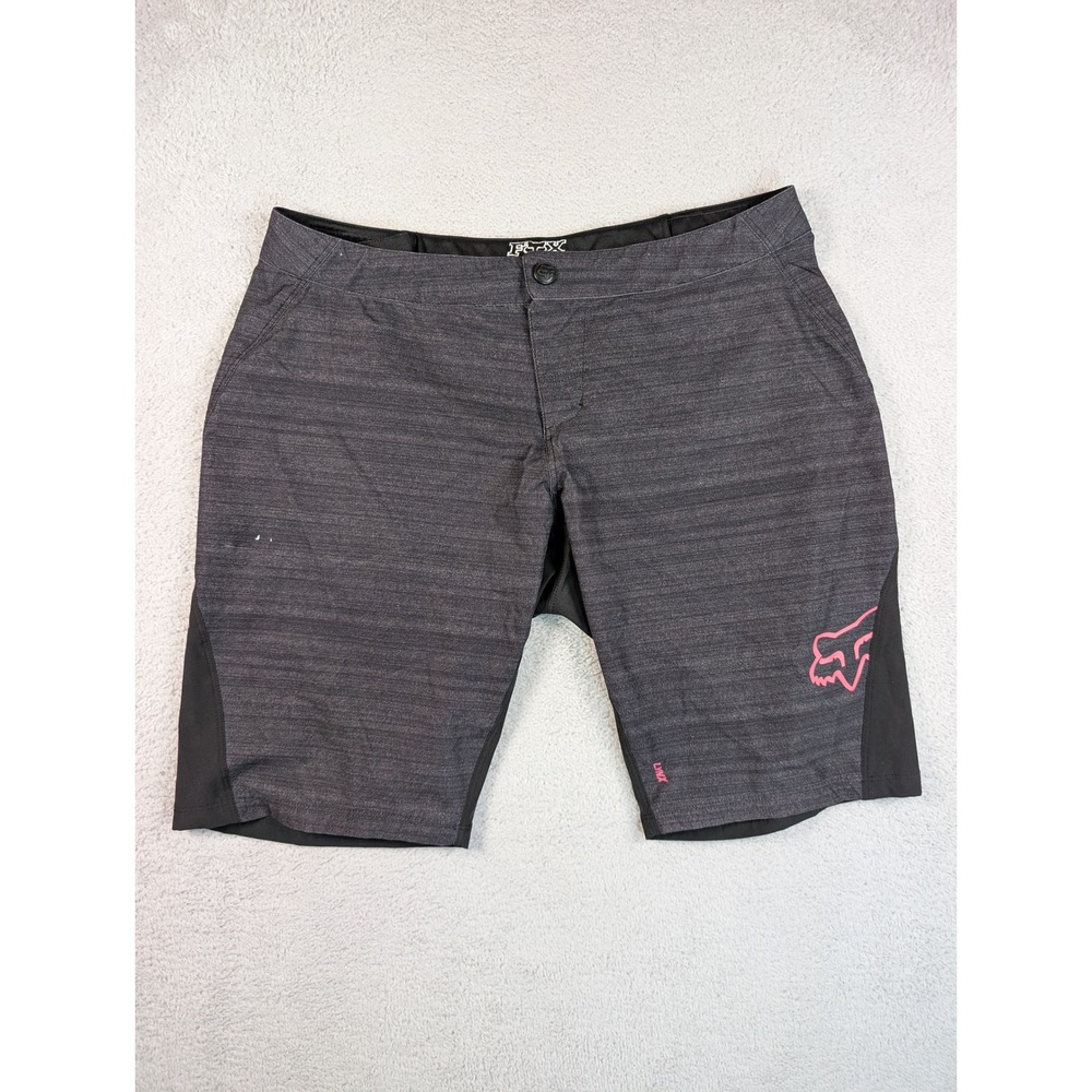 Fox Racing Lynx Womens Mountain Bike Shorts Gray Pink Style 12679 Size M